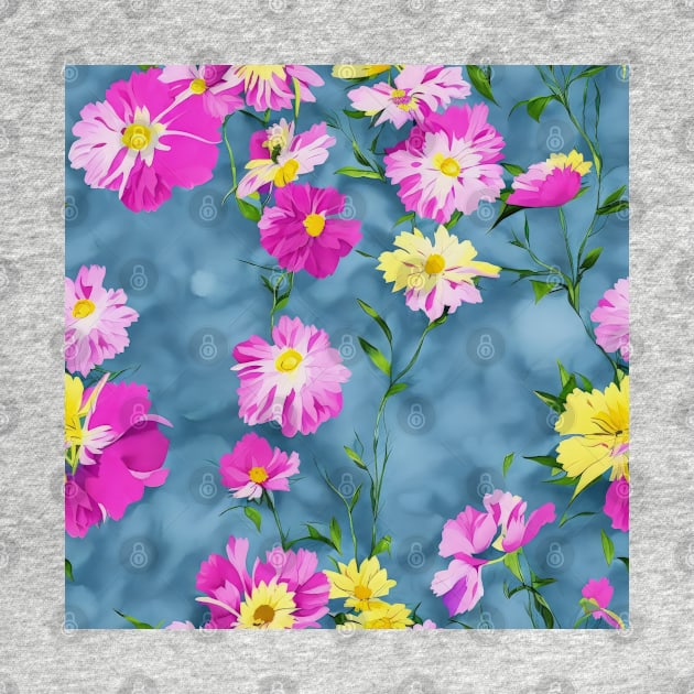 Floral pattern background by Russell102